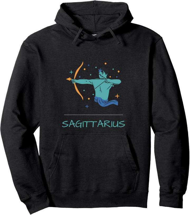 Schütze Horoskop Sternzeichen November Dezember Geburtstag Pullover Hoodie