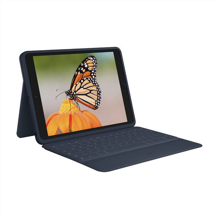 Logitech Rugged Combo 3 iPad Tastatur-Case mit Smart Connector für iPad (7., 8. und 9. Generation),