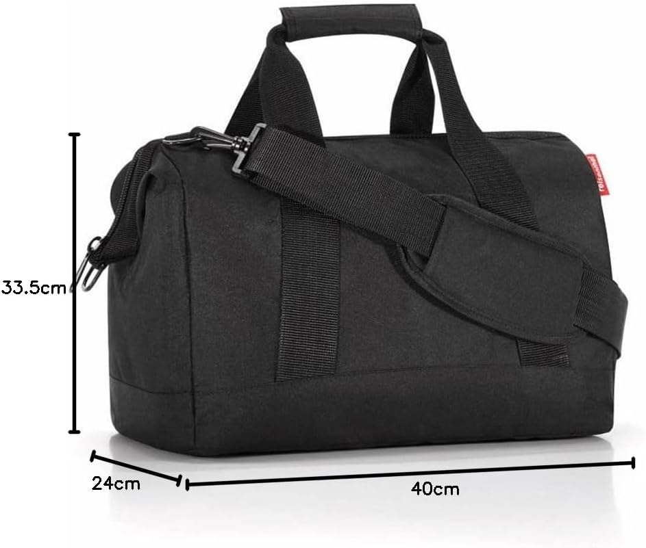 reisenthel Allrounder L Schwarz 30 Liter Reisetasche Sporttasche Schultertasche, Schwarz