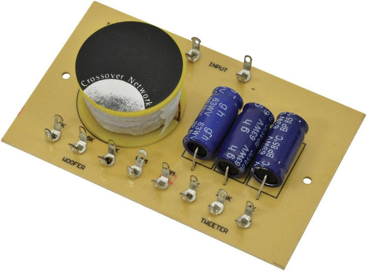 2-Wege Crossover 6 dB, 8 Ohm, 100 W, 2/2,5/4 kHz 6 dB, 8 Ohm, 100 W, 2 / 2,5 / 4 kHz, 6 dB, 8 Ohm, 1