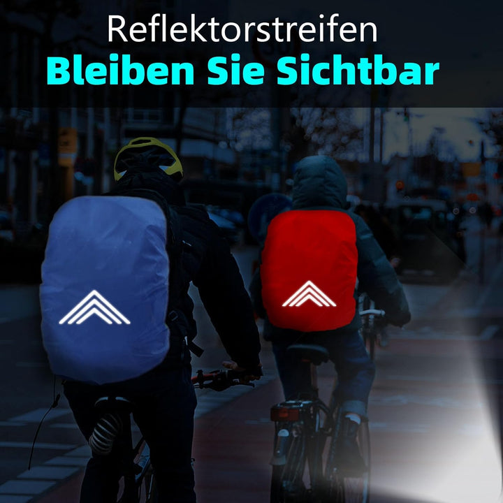 Frelaxy Regenschutz für Rucksäcke Schulranzen(15-90L), Wasserdichter Rucksack Regenhülle Regencape m