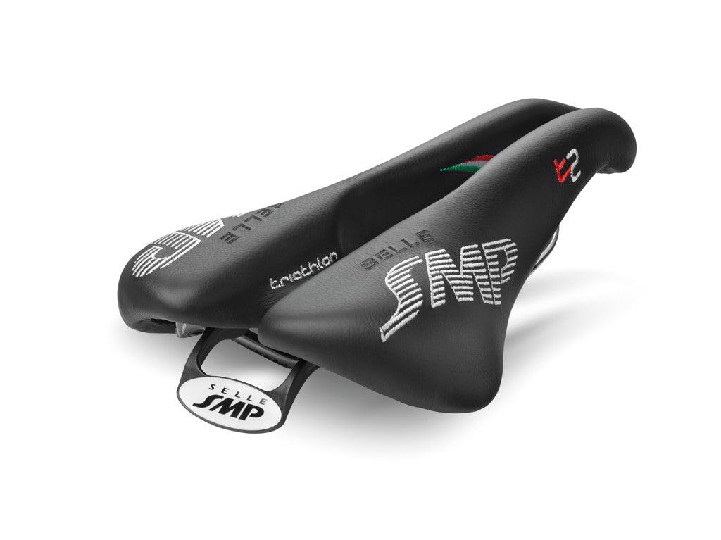 MTB Fahrrad Sattel SMP Triathlon T2 Schwarz, Schwarz