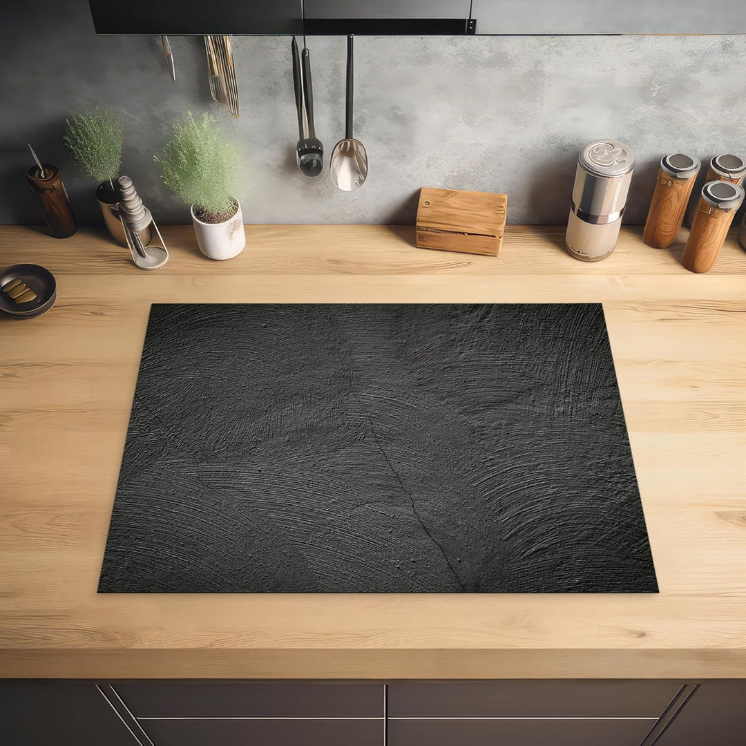 Herdabdeckplatte Einteilig Küche Herdabdeckung Induktionsfeld Ceranfeld Herdabdeckplatten Vinyl Matt
