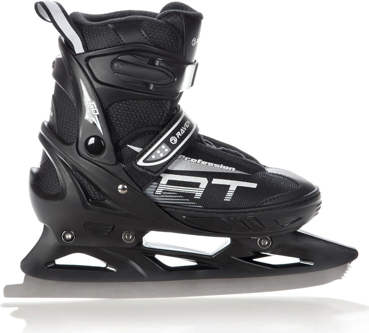 4in1 Inlineskates/Triskates/Rollschuhe/Schlittschuhe Raven Profession Schwarz 35-39(23cm-25,5cm), Sc