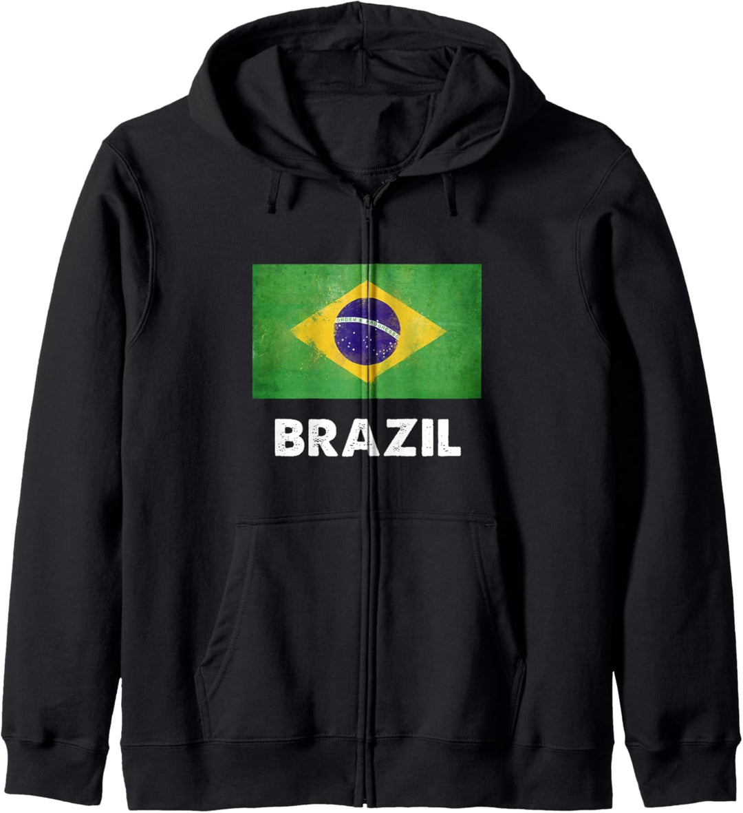 Brasilianische Brasilien Flagge Kapuzenjacke