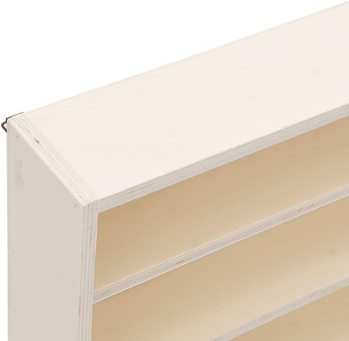 vidaXL Sammlervitrine aus Holz mit 6 Regalen, Wandvitrine für Wohnzimmer Esszimmer Schlafzimmer, Wan