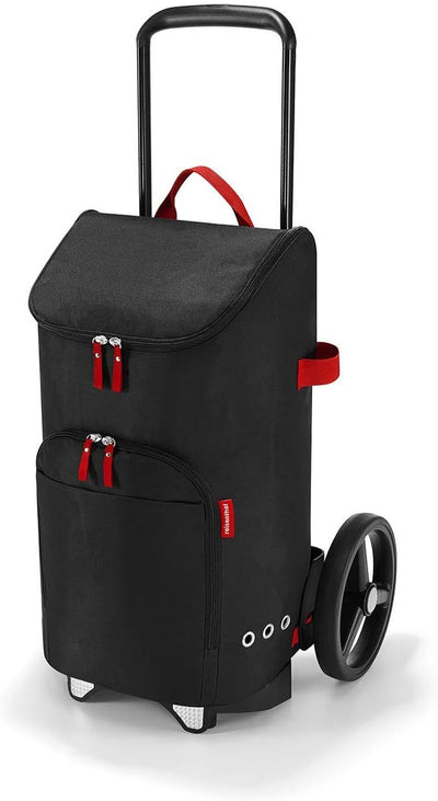 citycruiser Rack + citycruiser Bag Set moderner, robuster Einkaufstrolley aus Aluminium, leichtlaufe