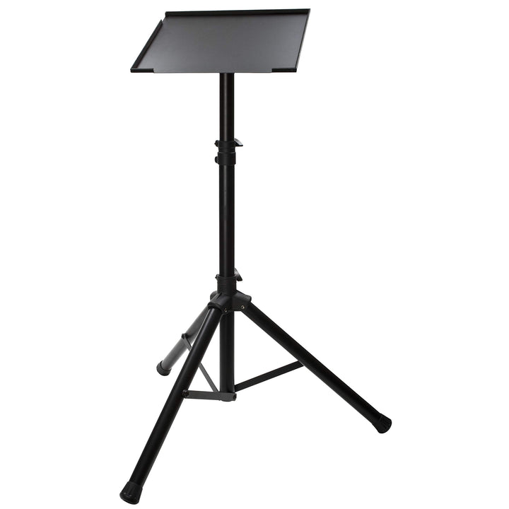 Fame Audio LS-13 Laptop Stand, Robustes Dreibein-Laptopstativ, Höhenverstellbar, Schwenkbare Auflage