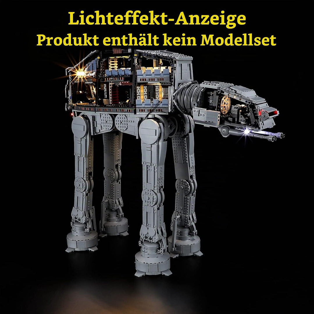 GEAMENT (grosse Grösse LED Licht-Set Kompatibel mit Lego Star Wars 75313 at-at Baumodell (Lego Set N