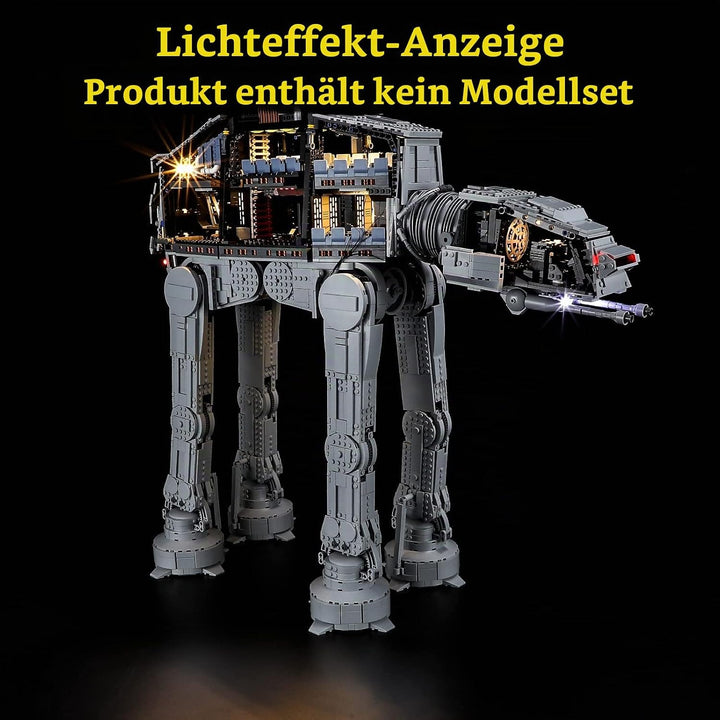 GEAMENT (grosse Grösse LED Licht-Set Kompatibel mit Lego Star Wars 75313 at-at Baumodell (Lego Set N
