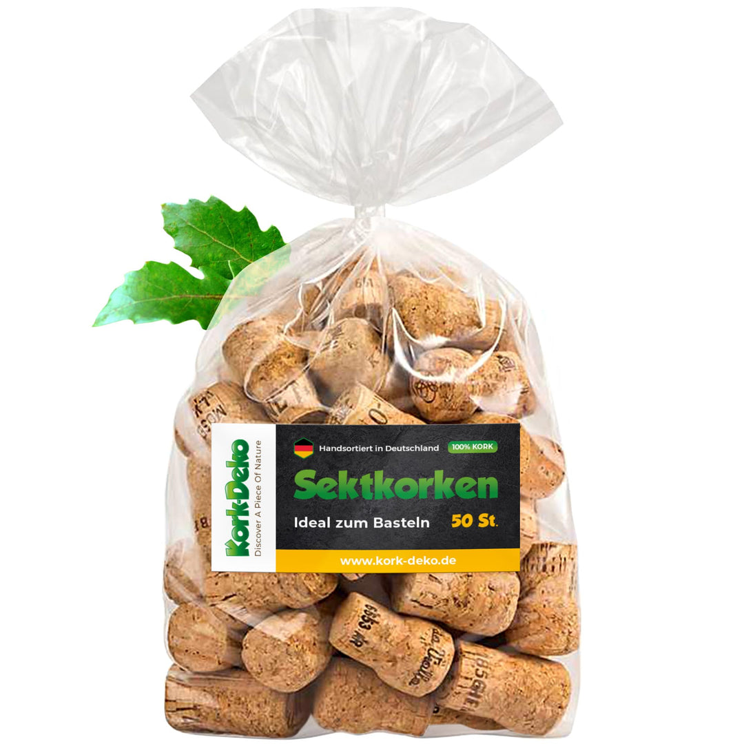 Sekt-Korken/Champagnerverschluss, gebraucht | Deko Hochzeit Basteln Kreationen, 50 Stück
