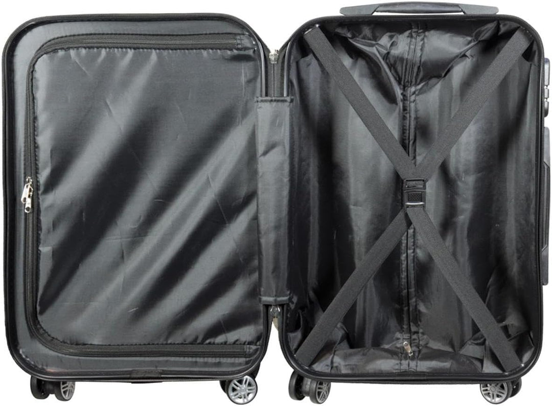 Hartschalen Koffer Trolley mit hochwertigem Motiv Print Kätzchen mit Dehnfalte, Grösse XL Kätzchen X