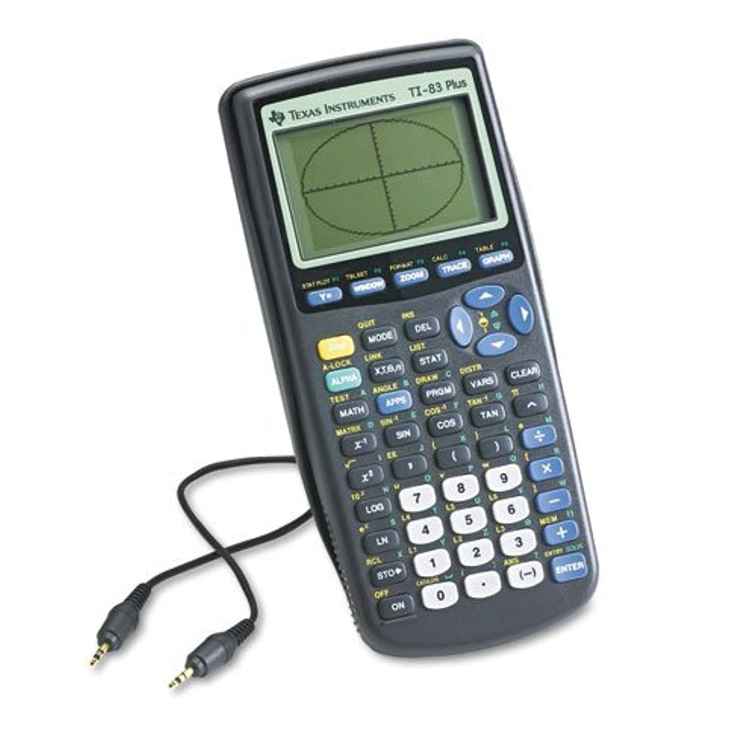 Texas Instruments TI-83 Plus Programmierbarer Grafikrechner (Verpackung und Farben können variieren)