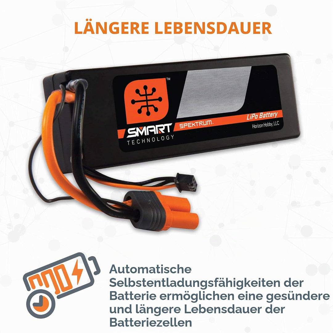 7,4 V 5000mAh 2S 50C Smart Hardcase LiPo-Akku: IC5