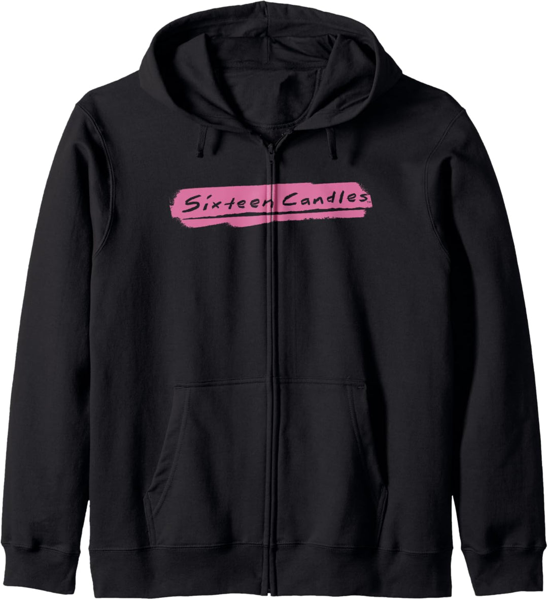 Sixteen Candles Pink Paint Stencil Logo Kapuzenjacke