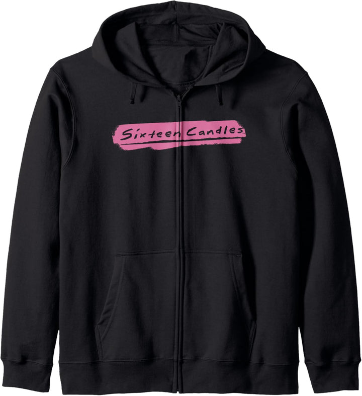 Sixteen Candles Pink Paint Stencil Logo Kapuzenjacke