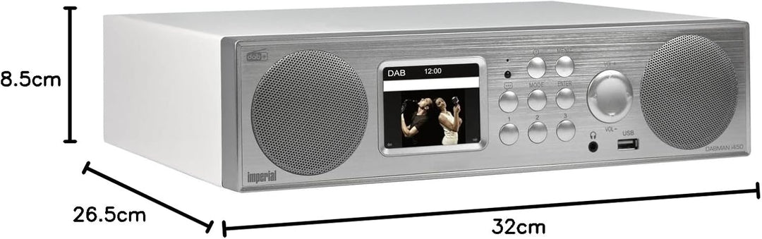 Imperial DABMAN i450 Internetradio/Digitalradio/DAB+ (Bluetooth, Internet/DAB+ / DAB/UKW, WLAN, LAN,