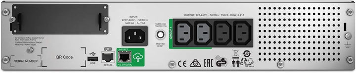 APC Smart-UPS SMT-SmartConnect - SMT750RMI2UC - Unterbrechungsfreie Stromversorgung 750VA (Rackeinba