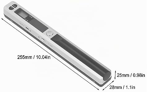 Handscanner, Klares Display, Vielseitiges JPG-PDF-Format, Plug-and-Play, 3 Modi, Tragbarer Fotoscann