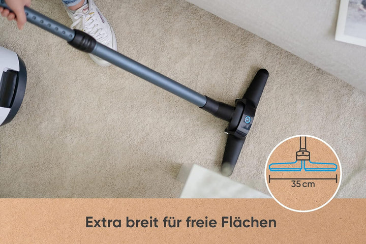 HOOGO® flipflop Universal Staubsauger Bodendüse flex - passend für alle runden 35/32mm Staubsaugerro