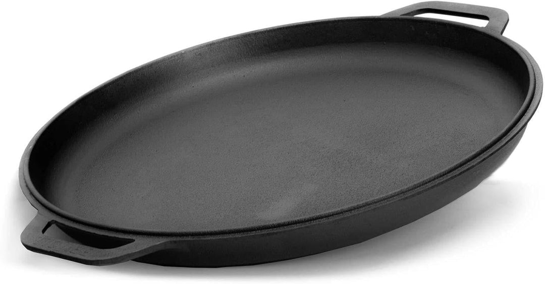 4BIG.fun 10L Kazan mit Ø36 Uchag Utschak Utschag 2mm stahl Kessel mit Deckel-Bratpfanne aus Gusseise