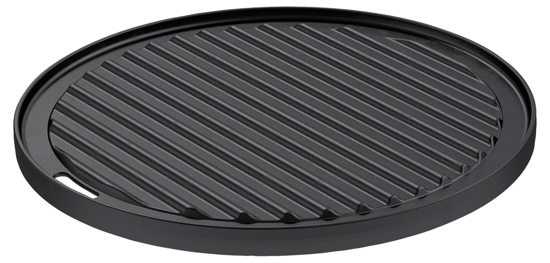 RÖSLE VARIO Grillplatte, Hochwertige Grillplatte aus Gusseisen für Fleisch und kleine Grillstücke, G