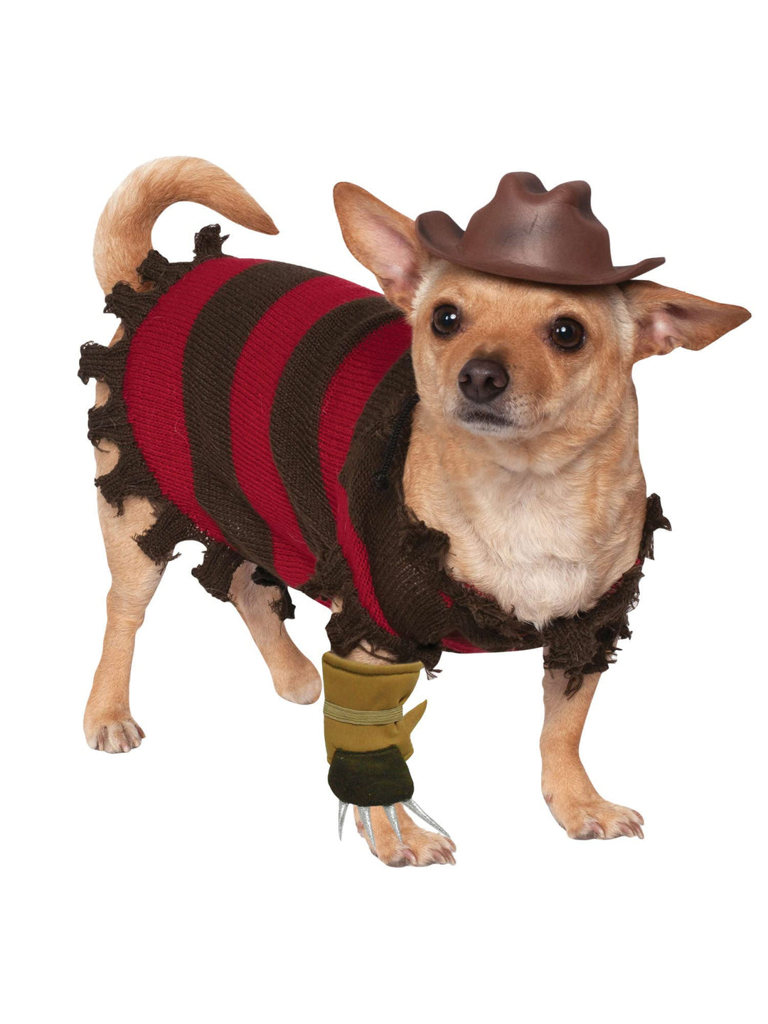 Rubie's Offizielles Haustierkostüm Freddy Krueger, Nightmare – Mörderische Träume, für Hunde, Grösse