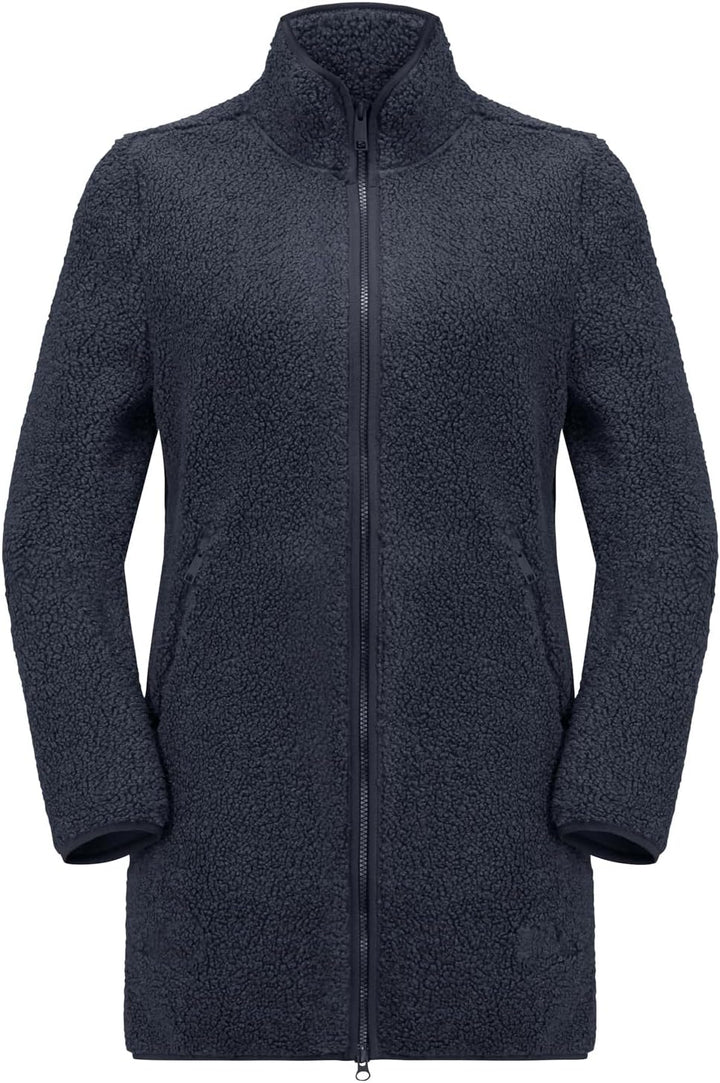 Jack Wolfskin High Curl Coat W Damen-Fleecejacke XS night blue, XS night blue