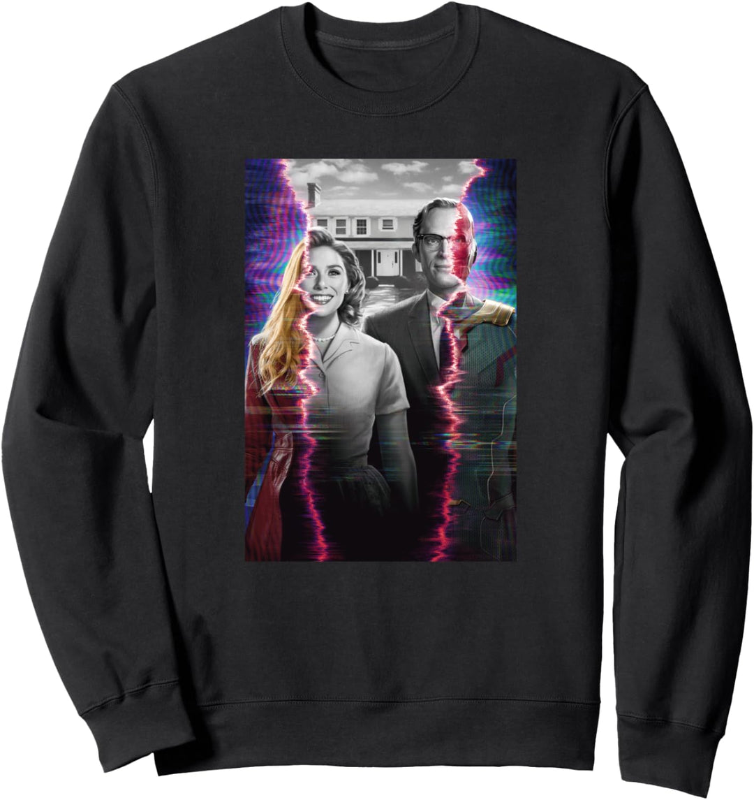 Marvel WandaVision Wanda & Vision Poster Sweatshirt