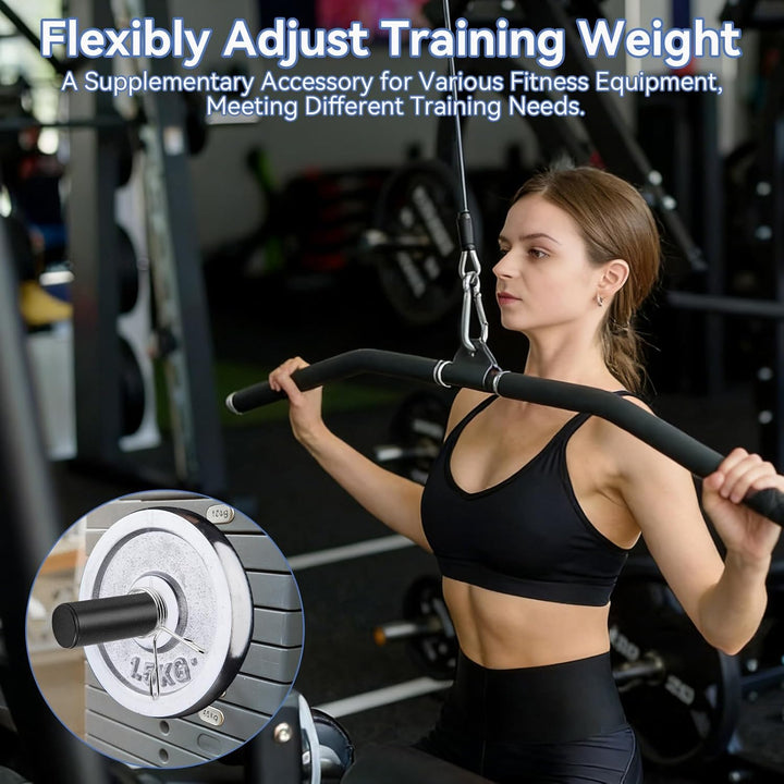Gym Pin für Zusatzgewicht, 10 mm Durchmesser Gympin mit Federclip, Robust und Langlebig Loading Pin