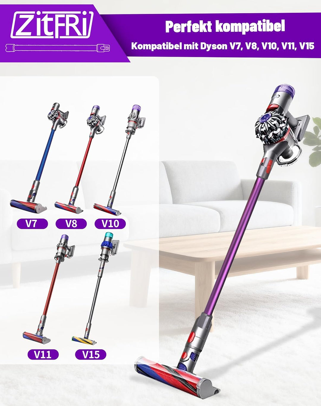 Verlängerungsrohr für Dyson V11 V10 V8 V7, Saugrohr Ersatzteile &amp; Zubehör, Ersatz Saugrohr Zubehör &amp;