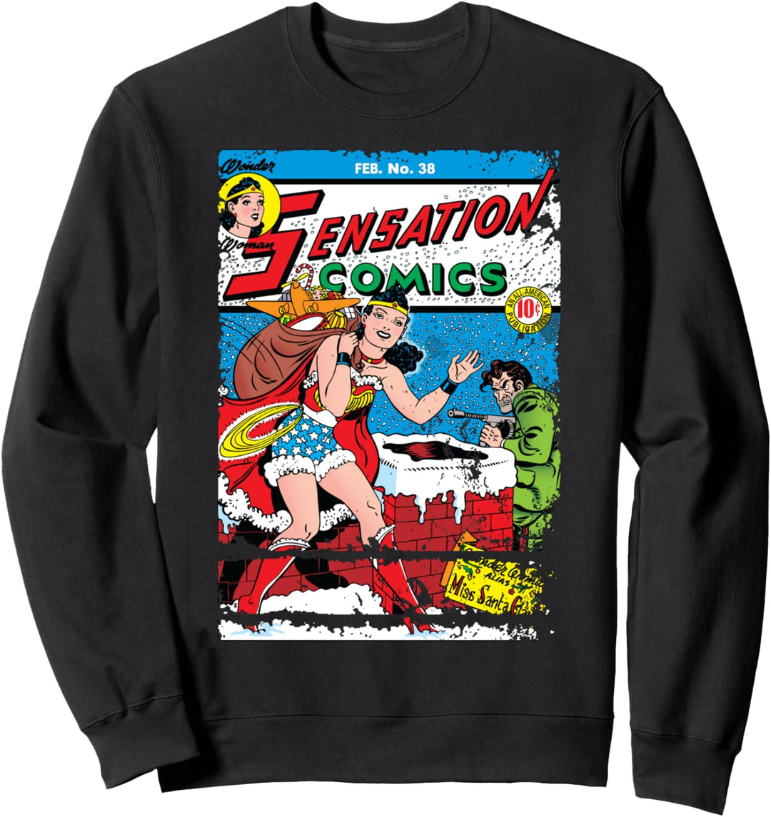 DC Wonder Woman Cover 38 Weihnachten Sweatshirt