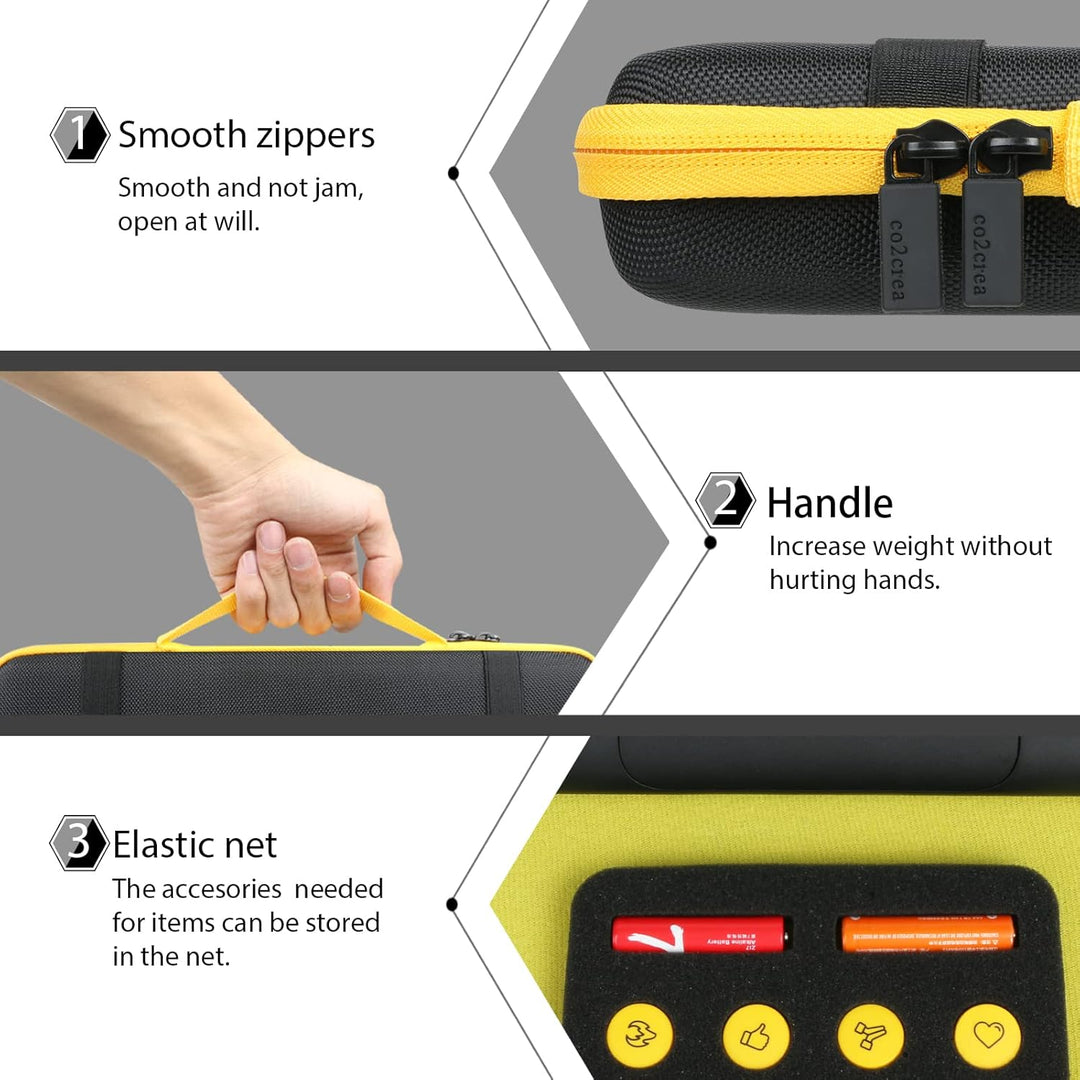 co2CREA case Harte reiseschutzhülle Etui Tasche für Logitech POP Keys/POP ICON Keys Mechanische kabe