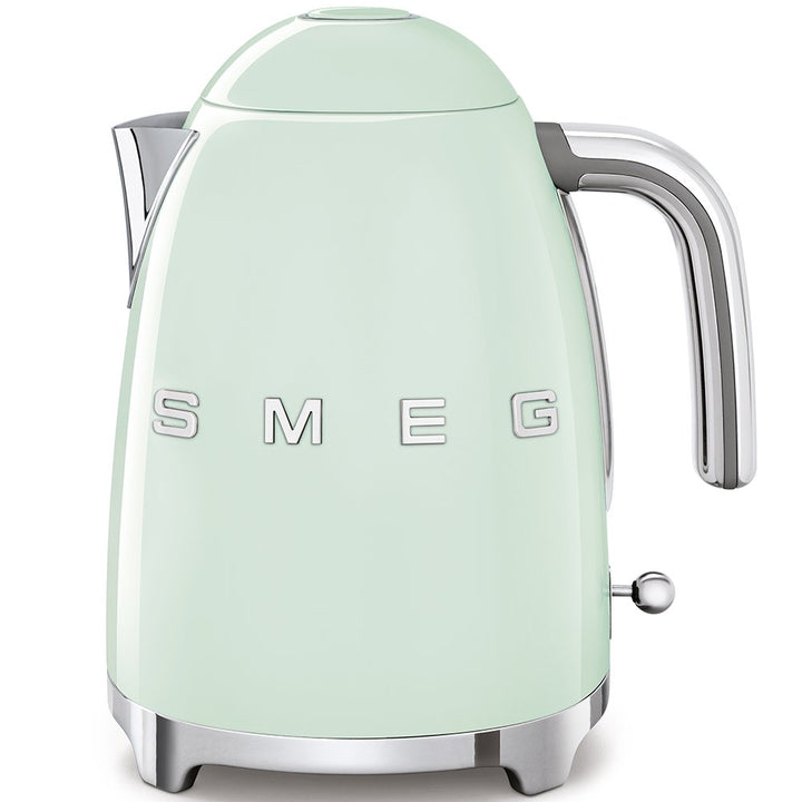 Smeg Elektrischer Wasserkocher KLF03PGEU, Chrom, Edelstahl, 1.7 liters, Pastellgrün 1.7 Liter Pastel