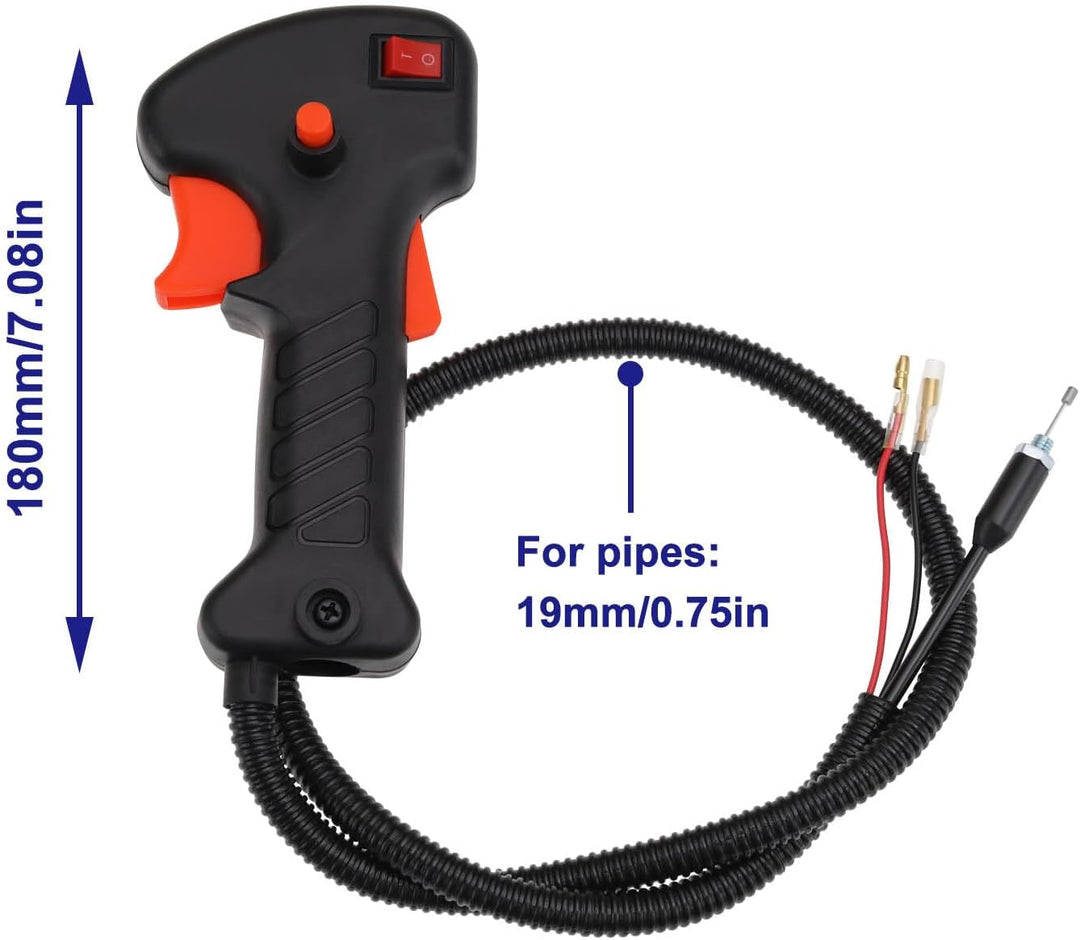 2 Stücke Strimmer Griff Schalter Kabel Brushcutter Gas Trigger Kabel für Strimmers Trimmer Brushcutt