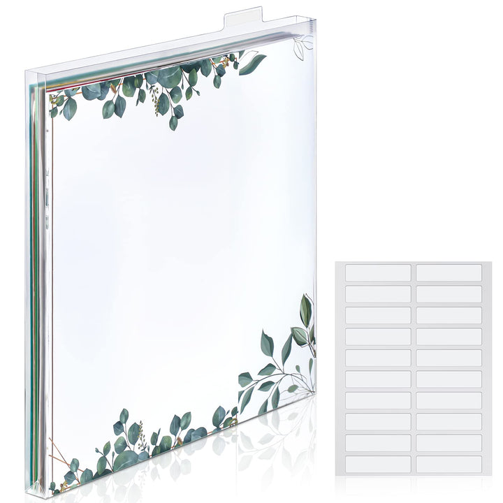 Scrapbook-Papier-Aufbewahrungs-Organizer, transparent, Kunststoff-Papierhalter mit anpassbaren Regis