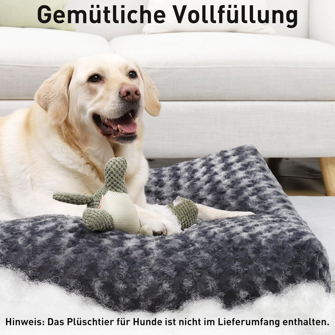 KSIIA Hundebett Grosse Hunde, Waschbar Hundekissen flauschig, Hundematte für grosse, mittelgrosse Hu