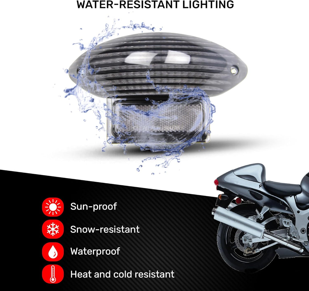 aVDB-moto LED-Bremslicht mit integriertem Blinker kompatibel mit Suzuki GSXR HAYABUSA 1300 1999/2007