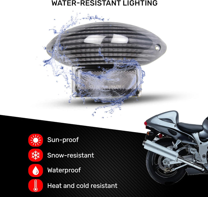 aVDB-moto LED-Bremslicht mit integriertem Blinker kompatibel mit Suzuki GSXR HAYABUSA 1300 1999/2007