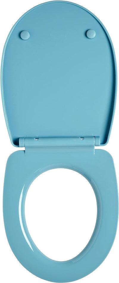 Wirquin 20724242 WC-Sitz Marbella, Thermoplast, blau