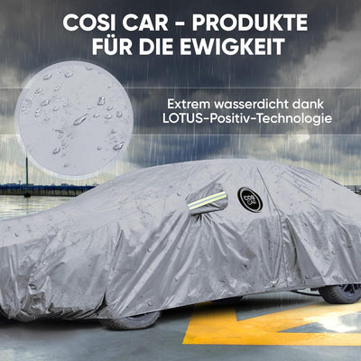 COSI CAR Autoabdeckung Wasserdicht [Passt zu jedem Fahrzeug] Abdeckplane Autogarage Vollgarage Autop