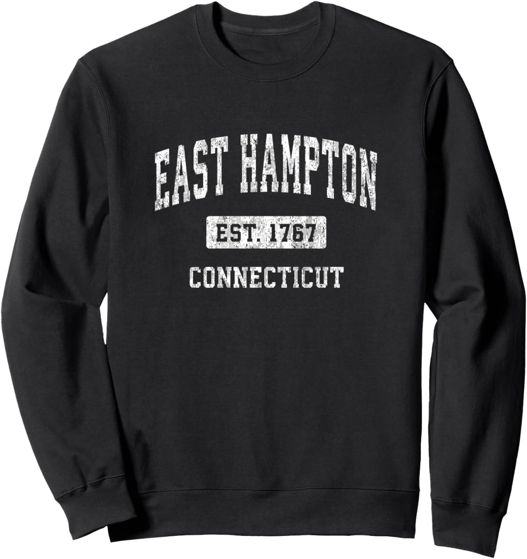East Hampton Connecticut CT Vintage Sports Etabliertes Design Sweatshirt
