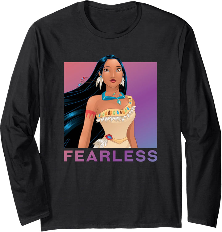 Disney Princess Pocahontas FEARLESS Purple Ombre Langarmshirt