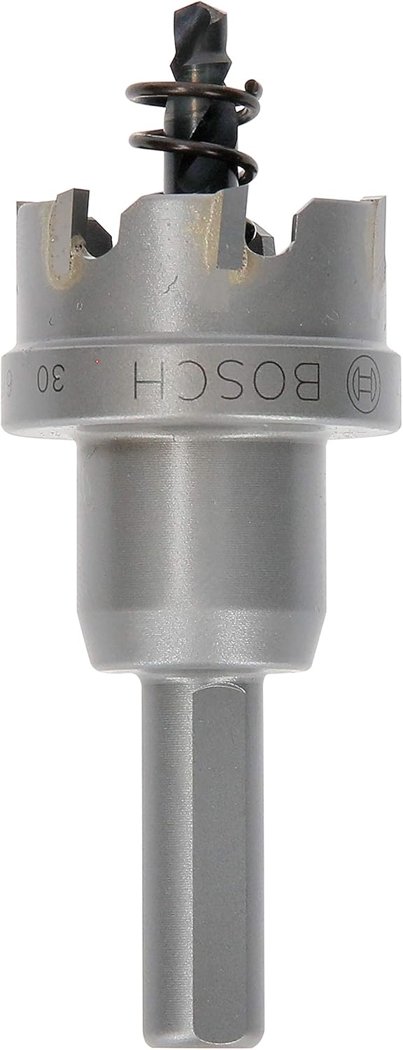 Bosch Accessories Carbide Lochsäge Precision for Sheet Metal (Edelstahl, Ø 30 mm, Zubehör Bohrmaschi