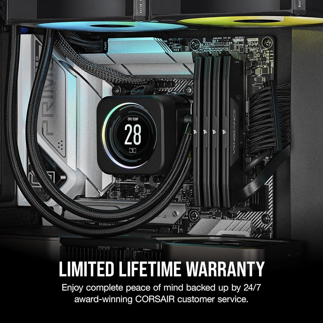 Corsair VENGEANCE DDR5 RAM 64GB (4x16GB) 6600MHz CL32 Intel XMP iCUE Kompatibel Computer Speicher -