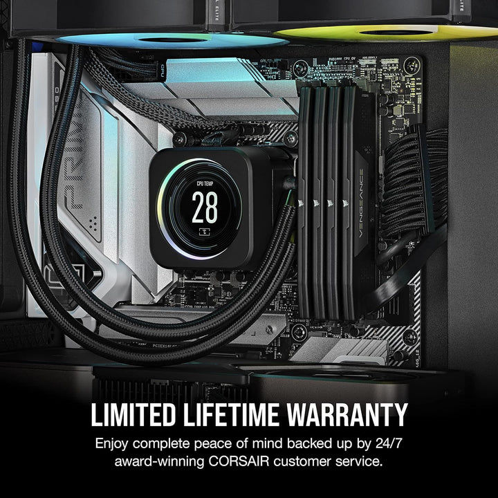 Corsair VENGEANCE DDR5 RAM 64GB (4x16GB) 6600MHz CL32 Intel XMP iCUE Kompatibel Computer Speicher -