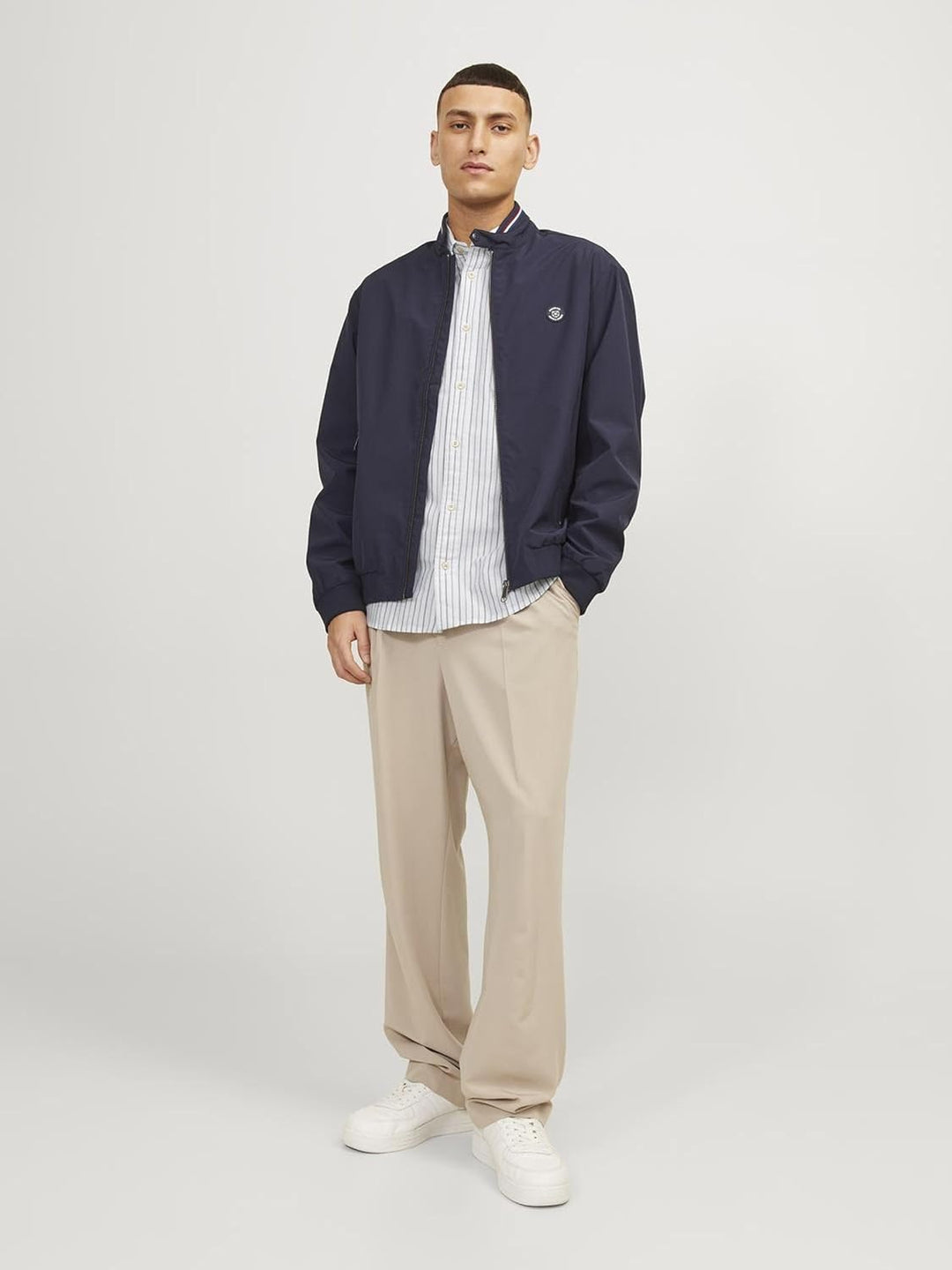 JACK & JONES Male Oberhemd Slim Fit Oberhemd S Captains Blue, S Captains Blue