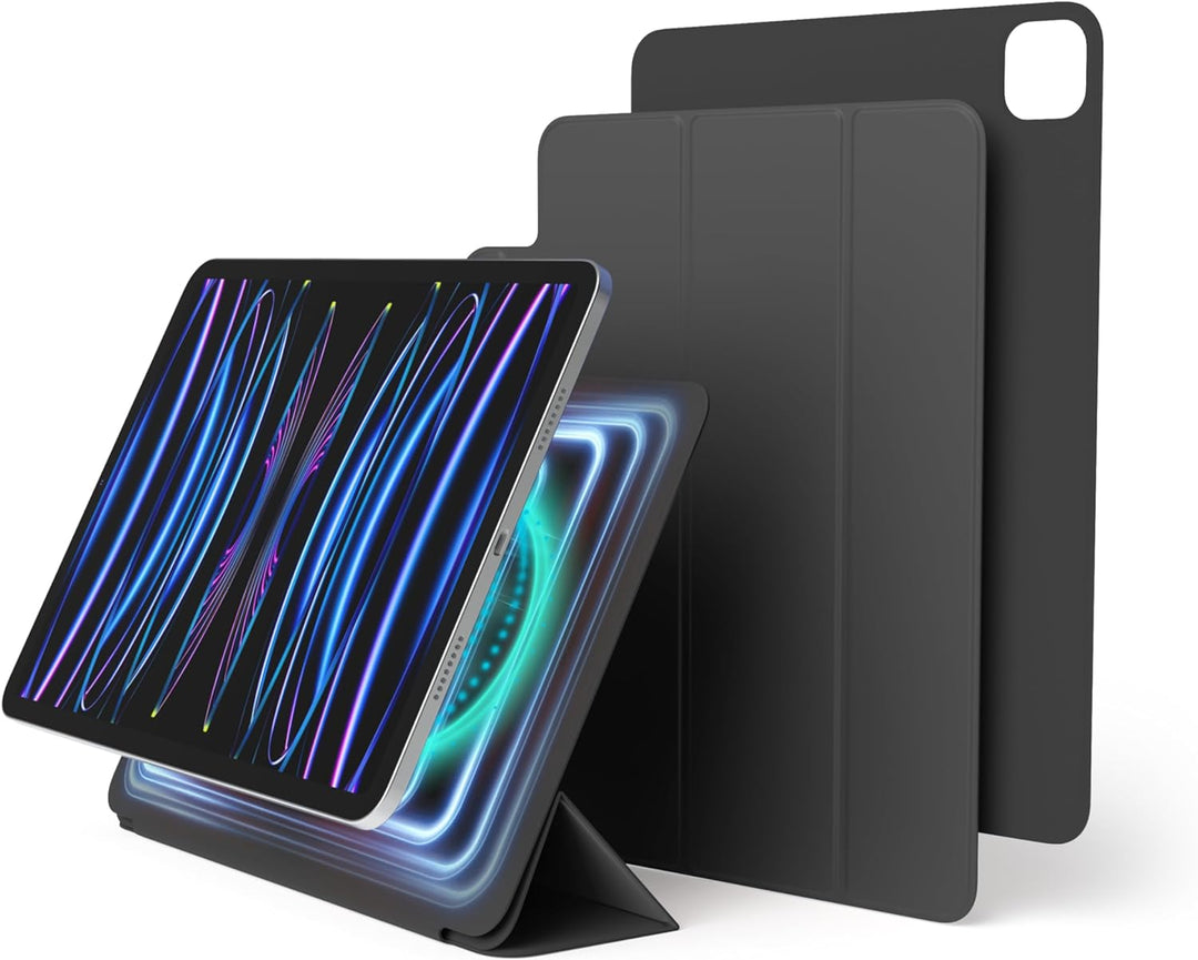 elago Magnetisches Folio Hülle Kompatibel mit iPad Pro 11" 6., 5., 4. Generation - Rückwand kann an