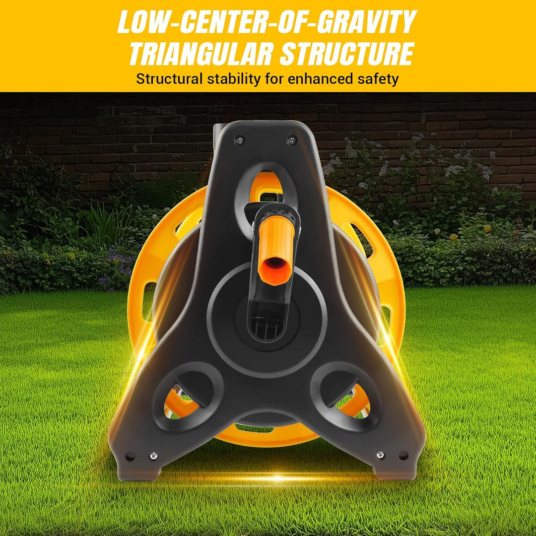 Schlauchtrommel, Gartenschlauchtrommel mit Schlauchrohr (1 Schlauchtrommel + 15 m Schlauchrohr) 1 Ho