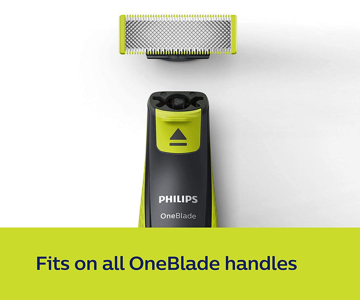 Philips Ersatzmesser QP210, 50, Schwarz, Grün, Edelstahl